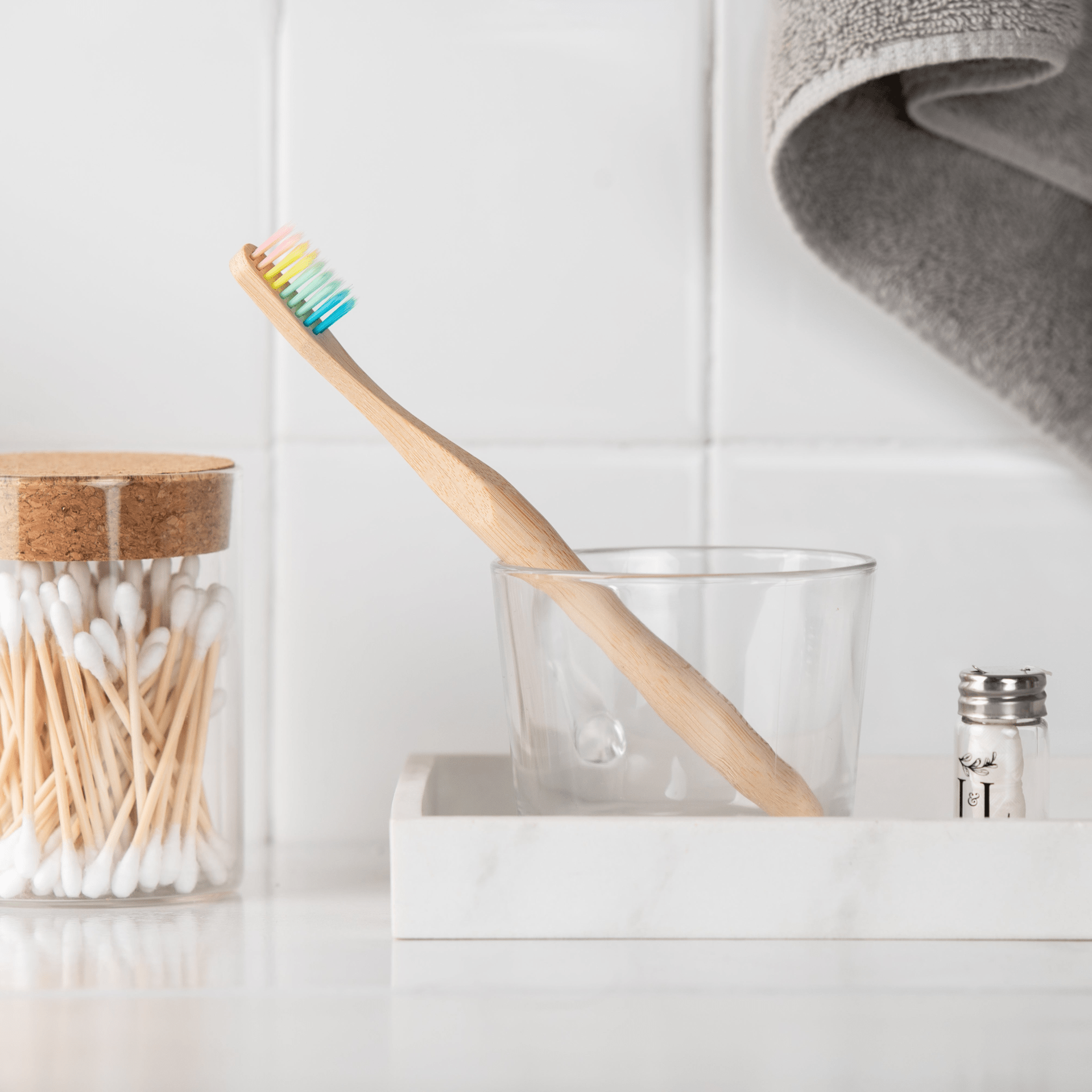 Bamboo Toothbrush Bundle - 5 - Pack for Eco - Friendly Oral Care - GNS Beauty & Personal Care