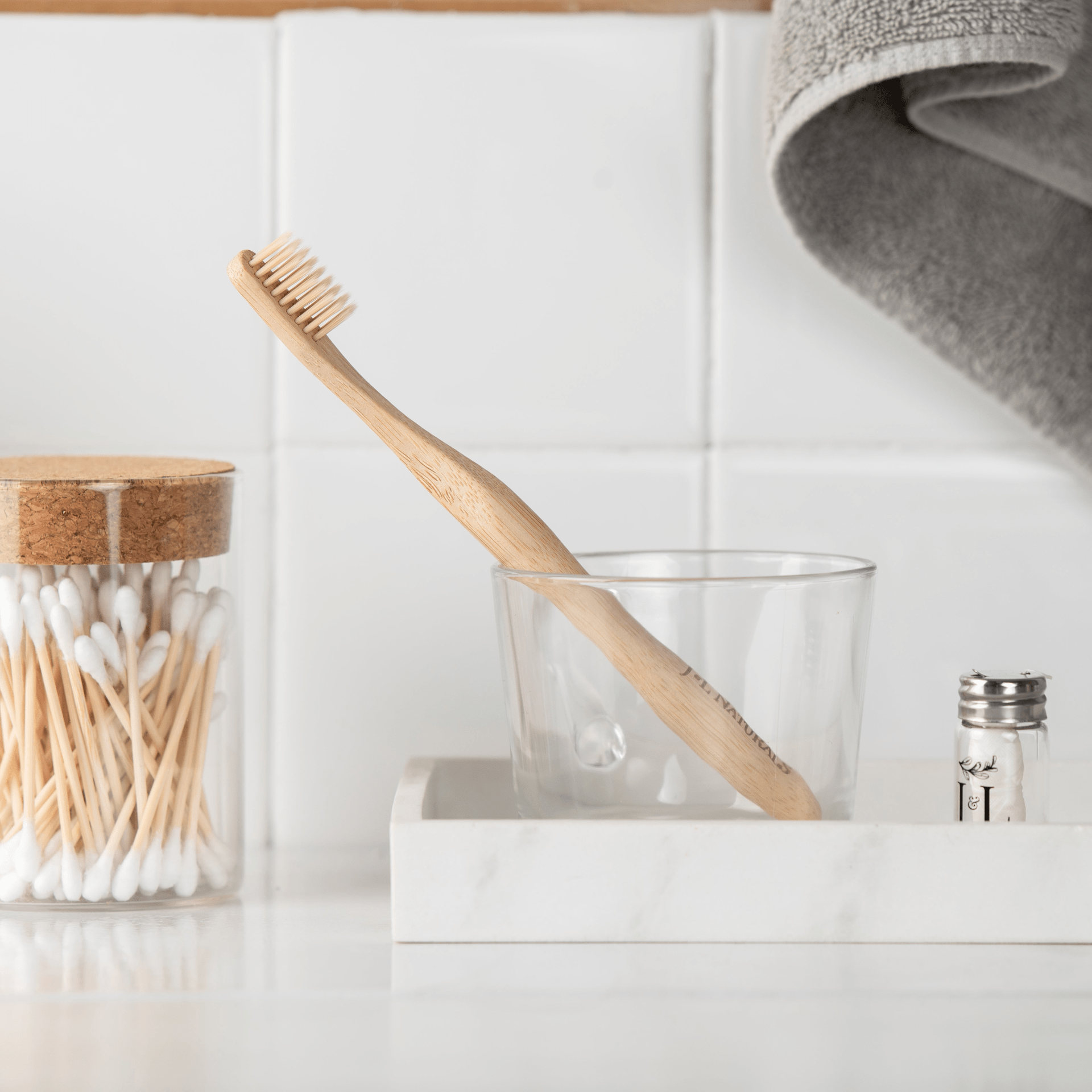 Bamboo Toothbrush Bundle - 5 - Pack for Eco - Friendly Oral Care - GNS Beauty & Personal Care