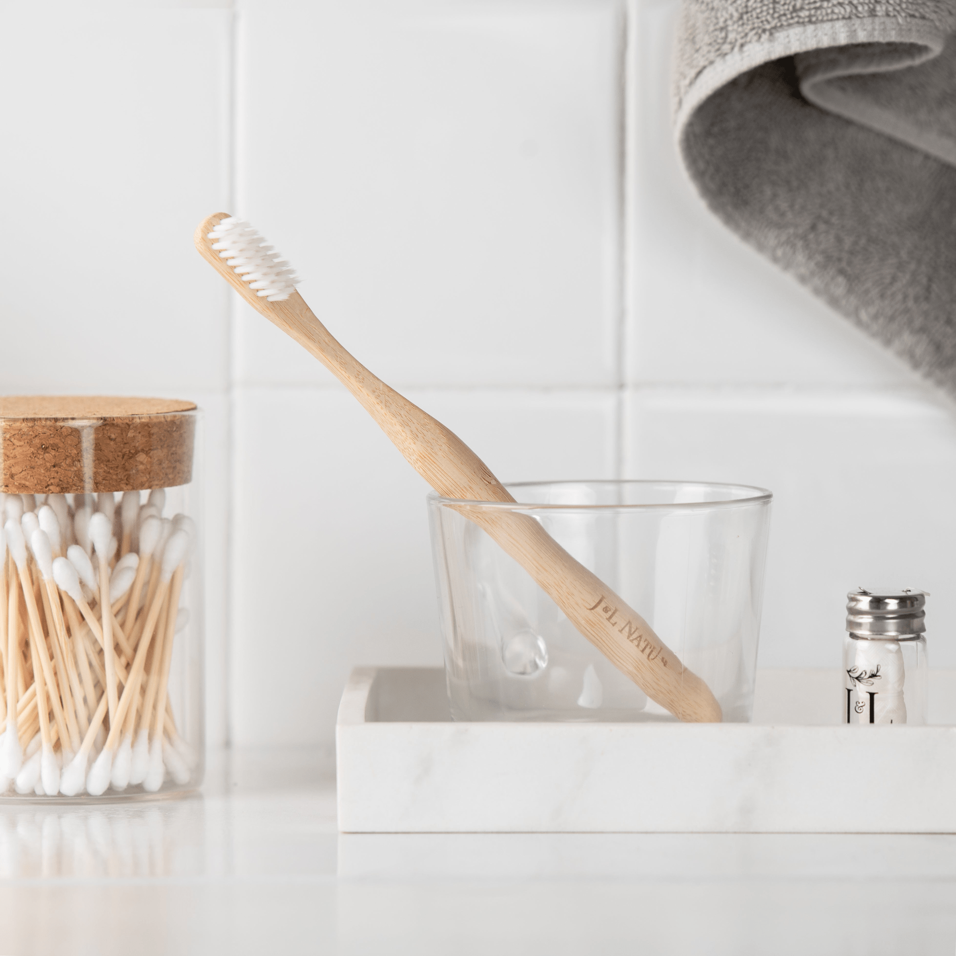 Bamboo Toothbrush Bundle - 5 - Pack for Eco - Friendly Oral Care - GNS Beauty & Personal Care