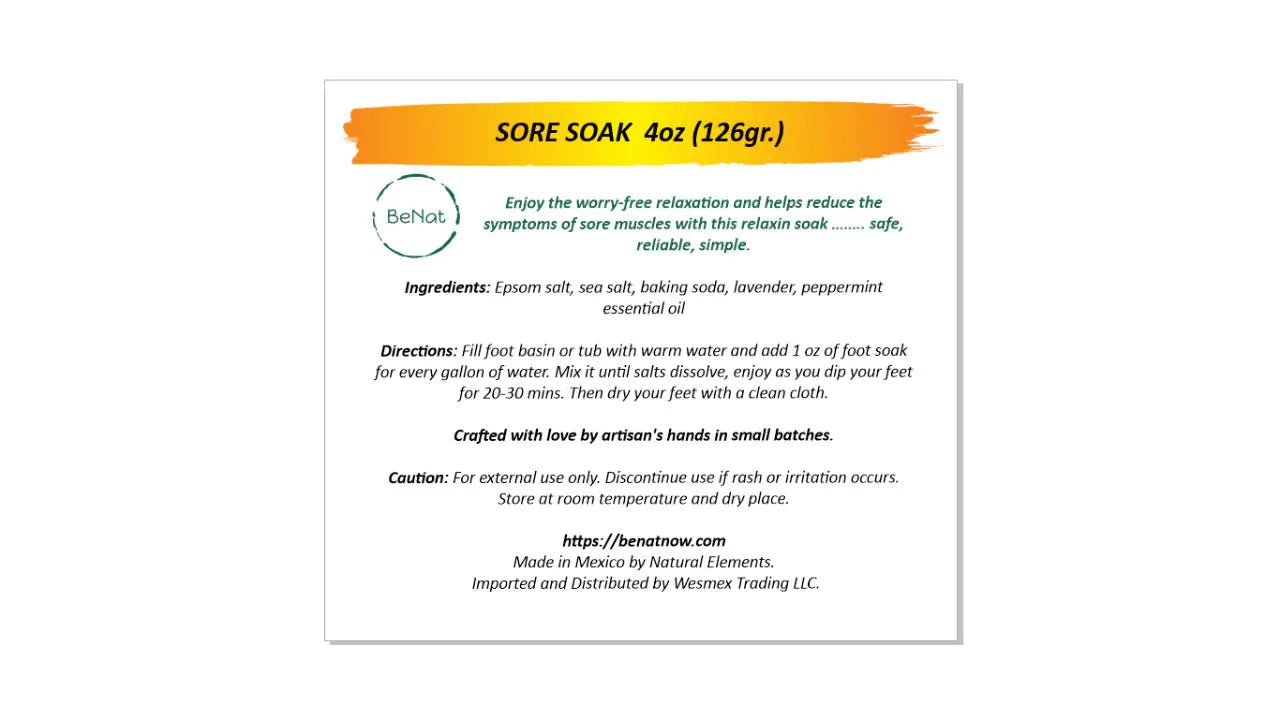 Bath & Foot Soak – All - Natural Detox for Relaxation & Recovery - GNS Beauty & Personal Care