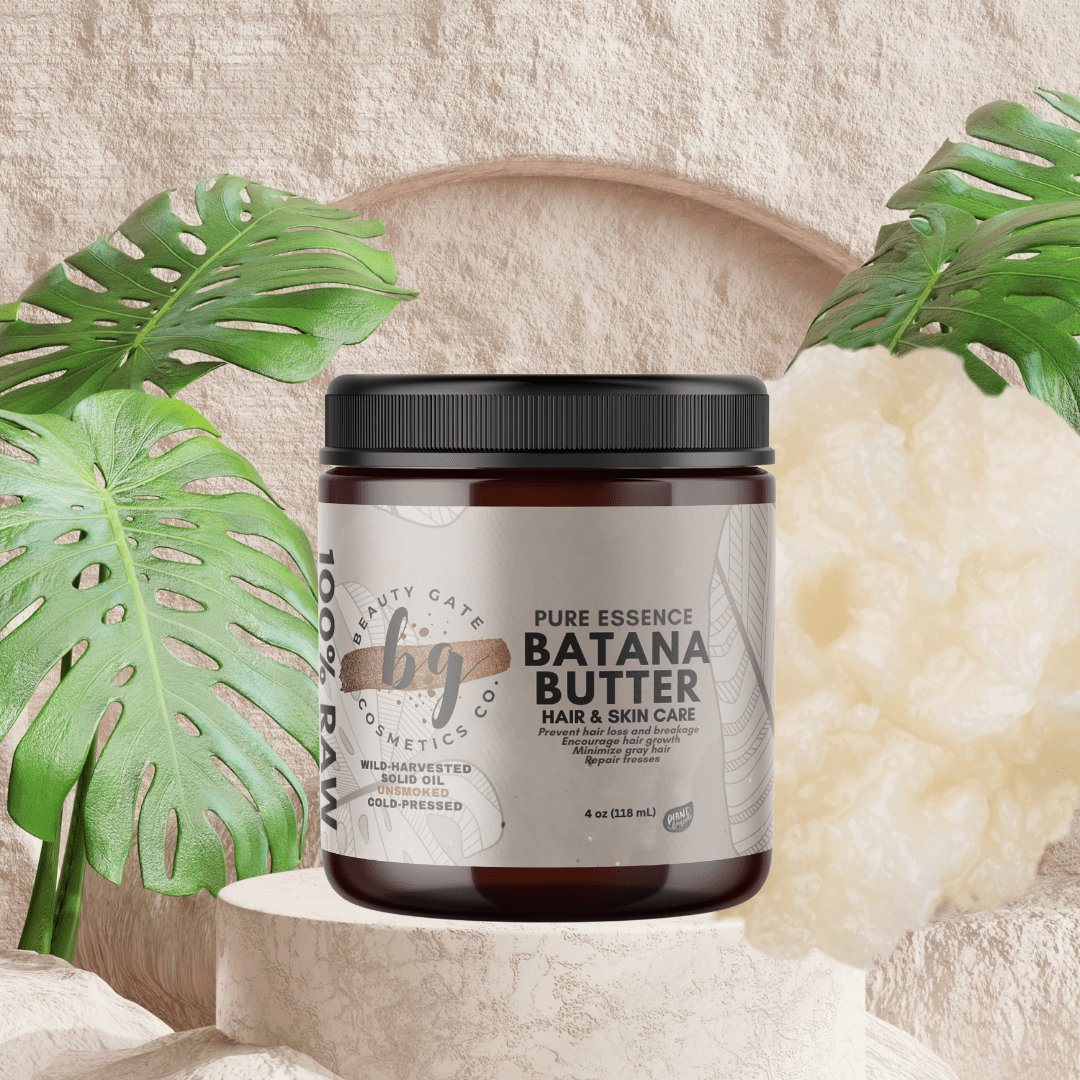 Beauty Gate Pure Essence Raw Batana Butter - 100% Natural - Beige Solid Batana Oil. - GNS Beauty & Personal Care