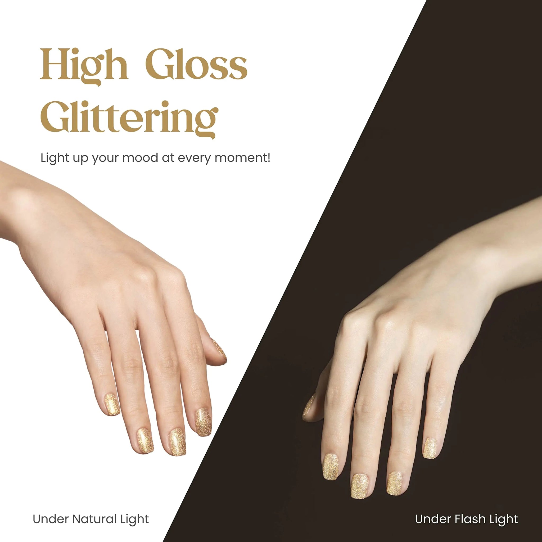Beetles Champagne Gold Gel Polish - Perfect DIY Salon Manicures - GNS Beauty & Personal Care
