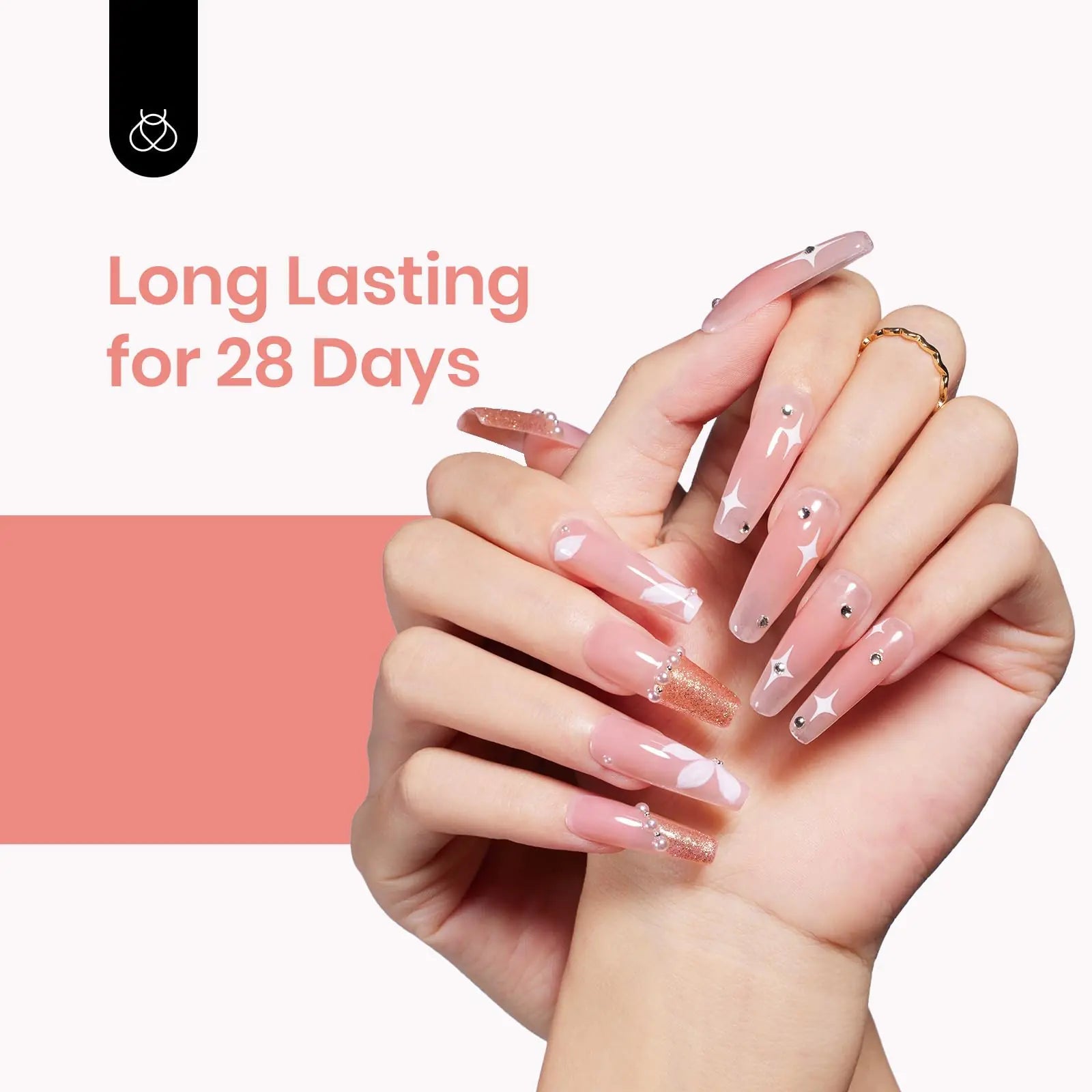 Beetles Nude Pink Gel Nail Polish 15ml - Translucent Jelly - GNS Beauty & Personal Care