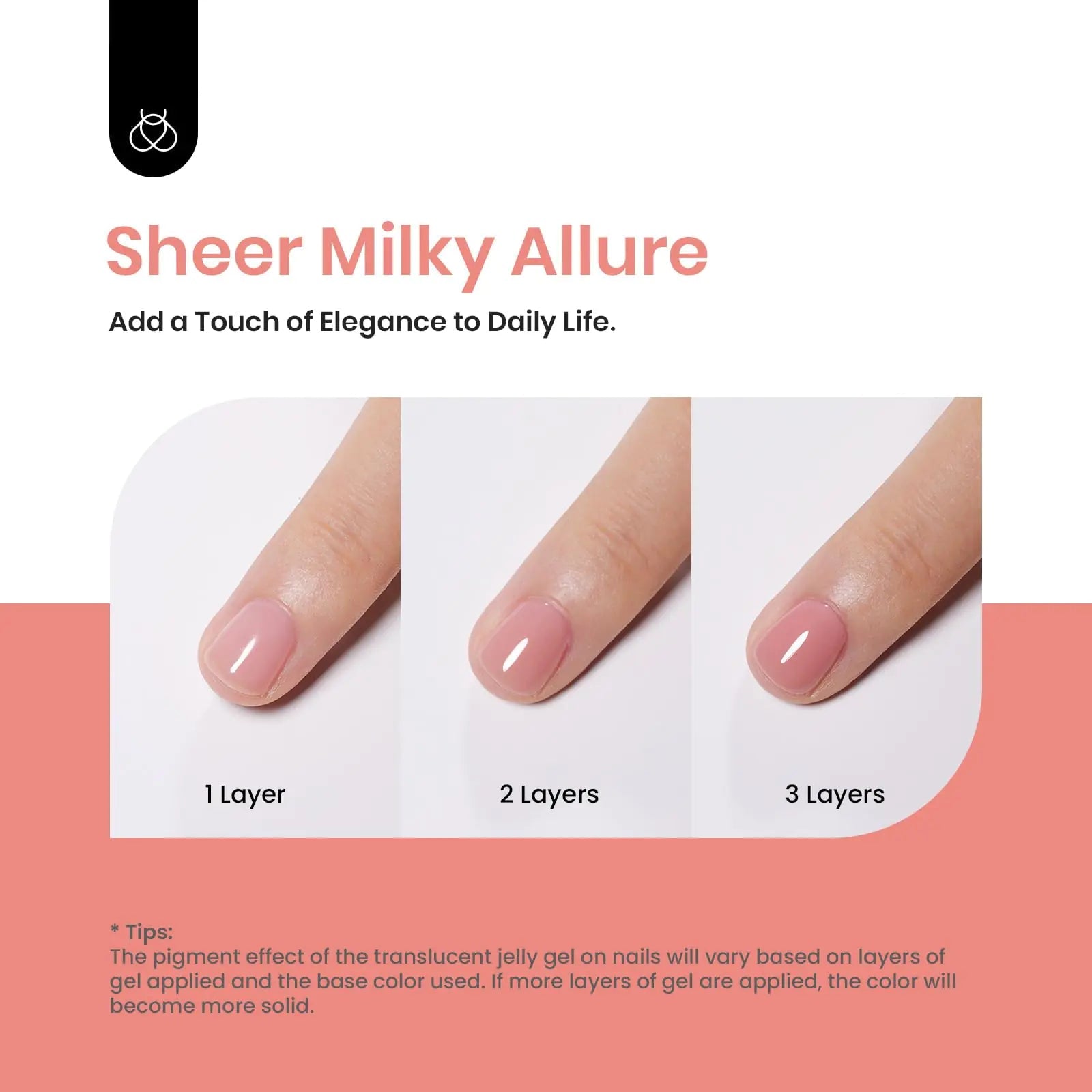 Beetles Nude Pink Gel Nail Polish 15ml - Translucent Jelly - GNS Beauty & Personal Care