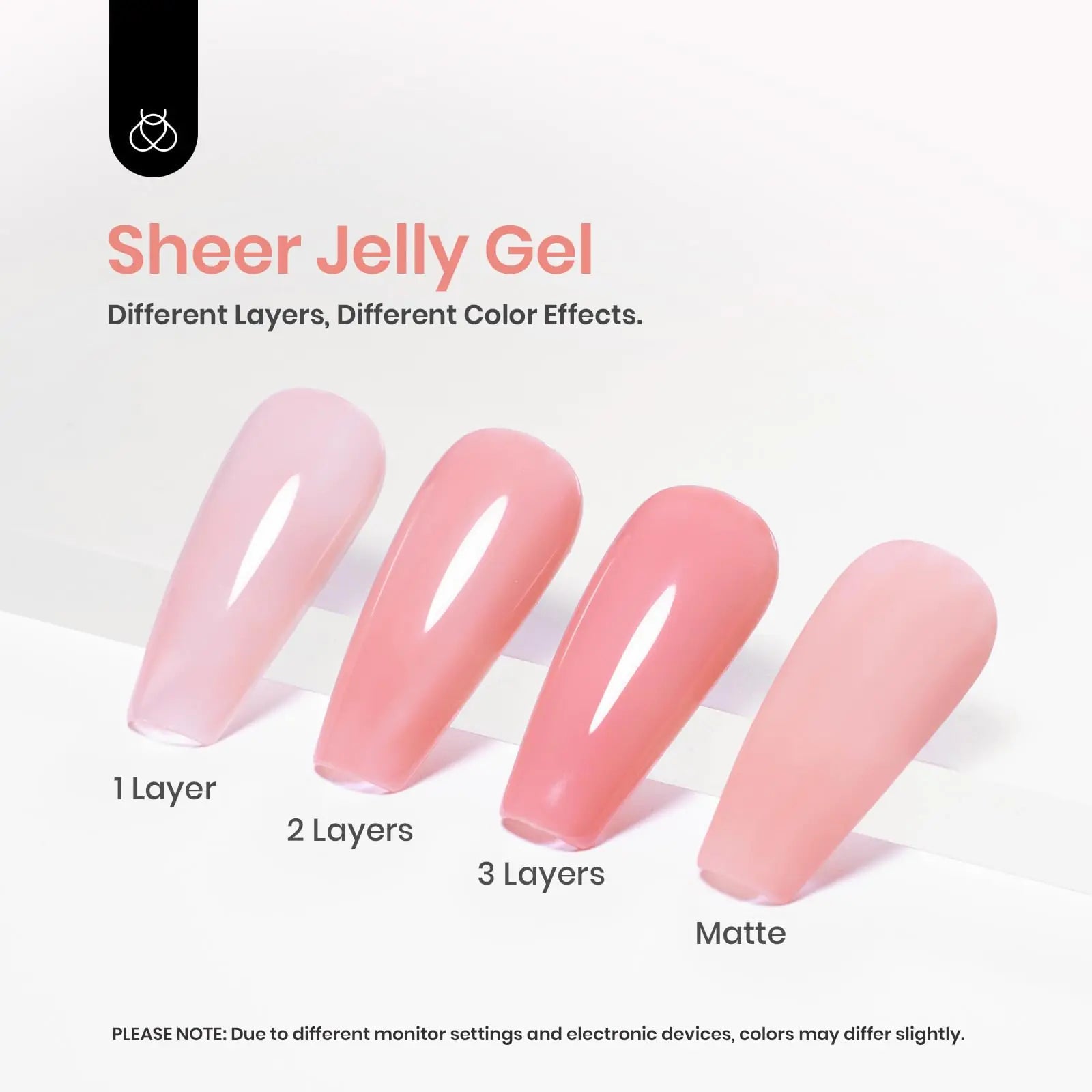 Beetles Nude Pink Gel Nail Polish 15ml - Translucent Jelly - GNS Beauty & Personal Care