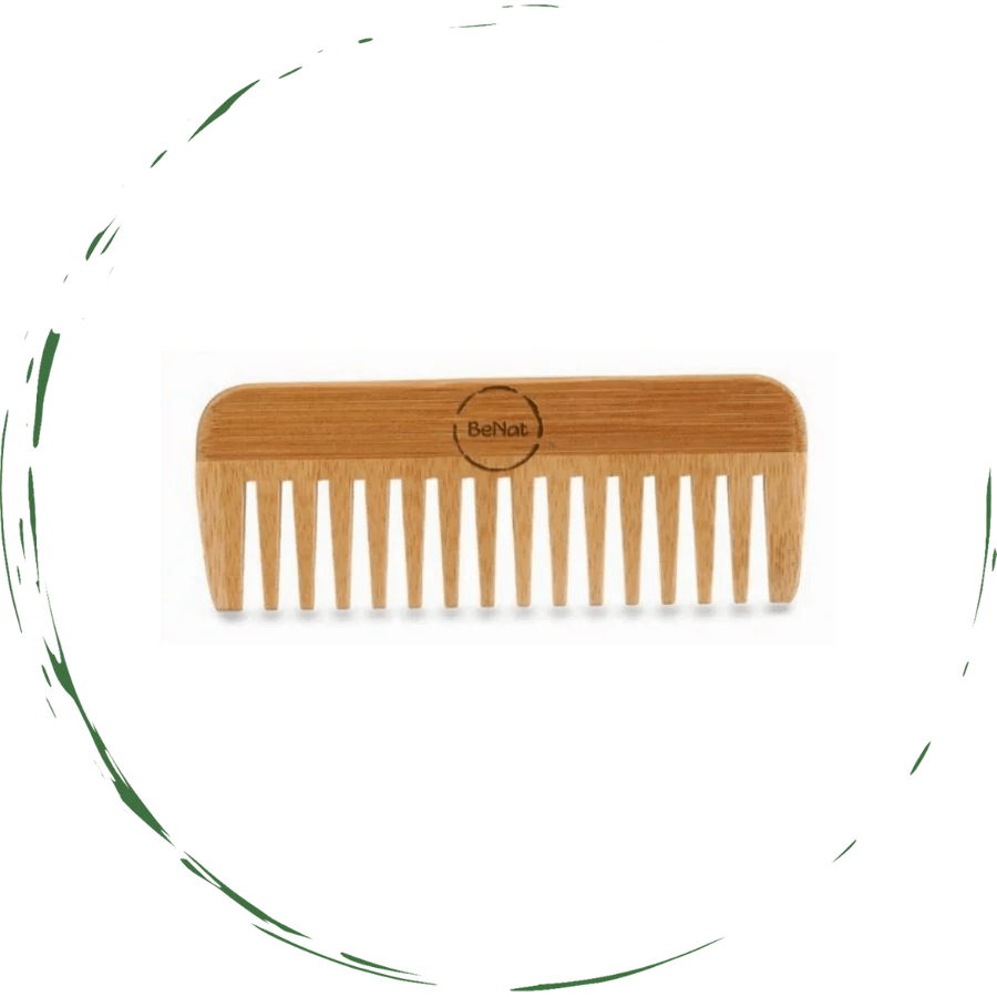 BeNat All - Natural Bamboo Hair Comb - Eco - Friendly & Anti - Static - GNS Beauty & Personal Care