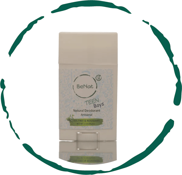 BeNat All - Natural Deodorant for Kids & Teens - Gentle & Aluminum - Free - GNS Beauty & Personal Care
