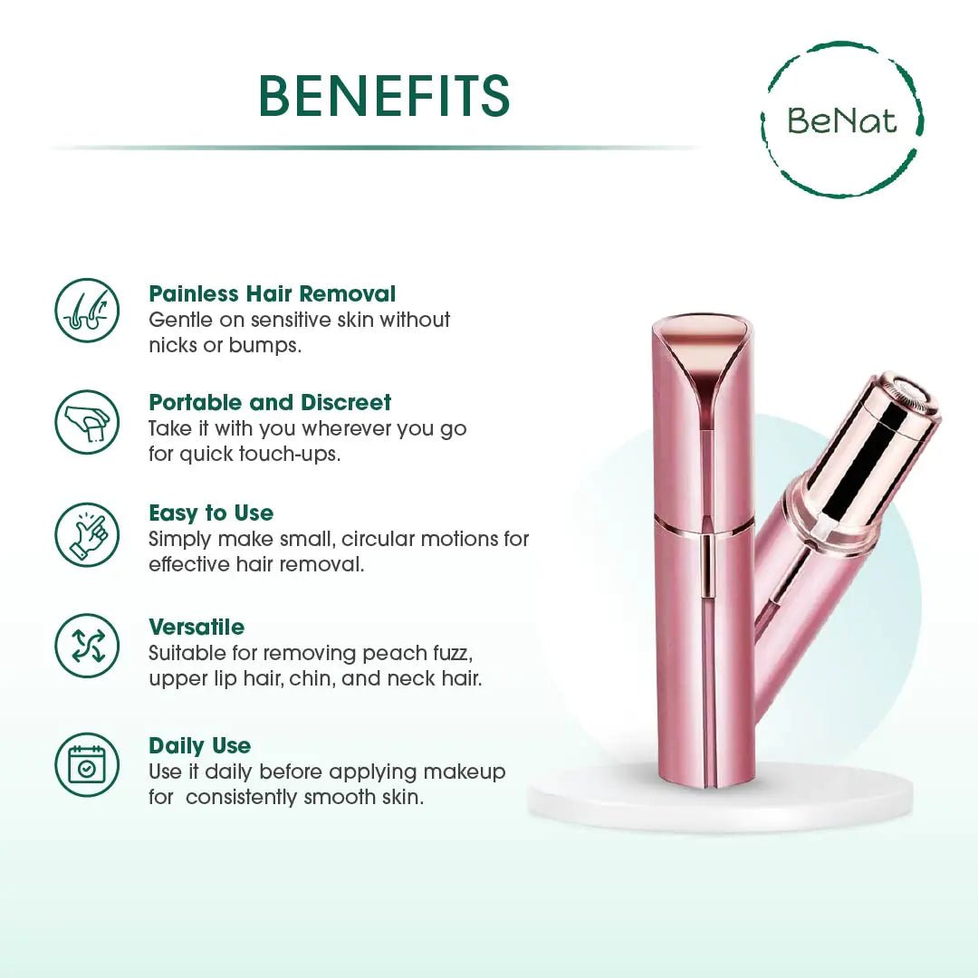 BeNat The Effortless Beauty Kit - Rechargeable & Eco - Friendly 3 - in - 1 Set - GNS Beauty & Personal Care