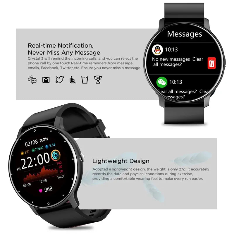 Best Sport Fitness Watch with Advanced Touch Screen - GNS Beauty & Personal Care