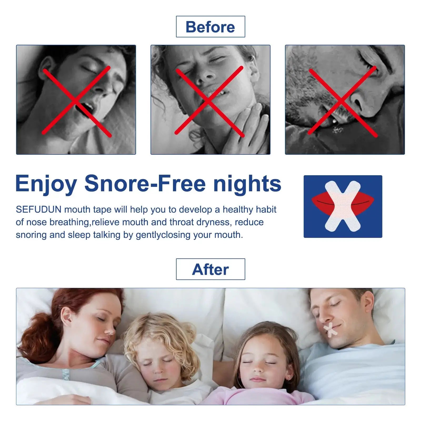 Breath Ease Mouth Tape – A Simple Solution for Restful, Quiet Sleep - GNS Beauty & Personal Care