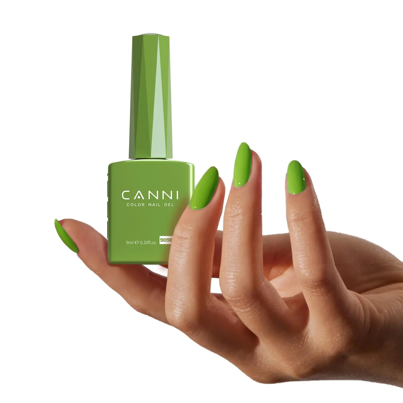 CANNI Pastel Green Gel Nail Polish - High Gloss, Soak - Off UV Formula - GNS Beauty & Personal Care