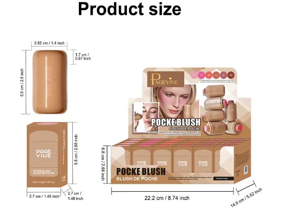 Compact Blush Makeup Stick for Instant Radiance - GNS Beauty & Personal Care