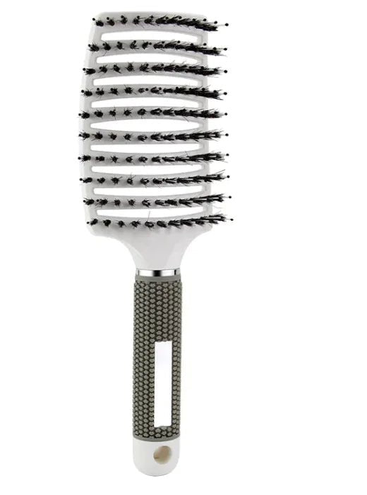 Curved Bristle Hairdressing Brush – Precision Styling in a Spectrum of Colors - GNS Beauty & Personal Care