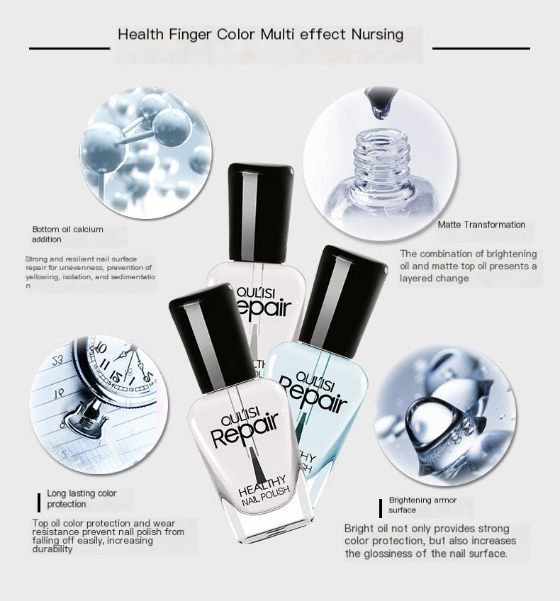 Olyss Nail Strengthener Calcium Base Coat – Nourish, Protect & Shine
