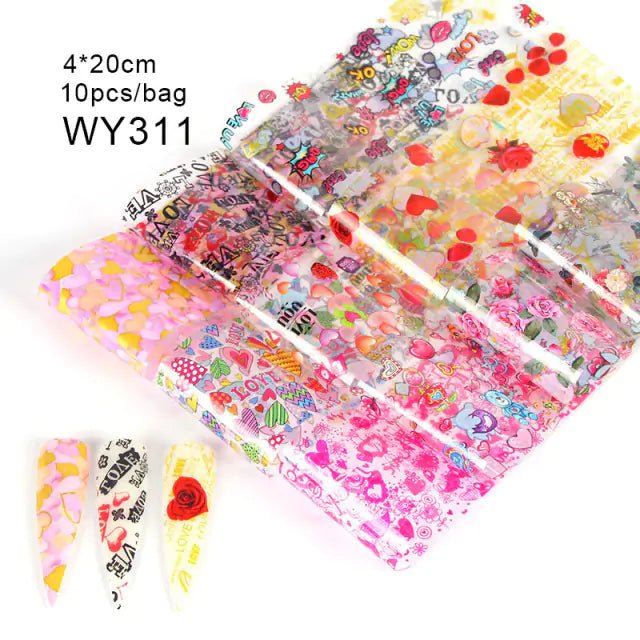 Easy Nail Art Stickers for Salon - Quality Nails At Home - GNS Beauty & Personal Care
