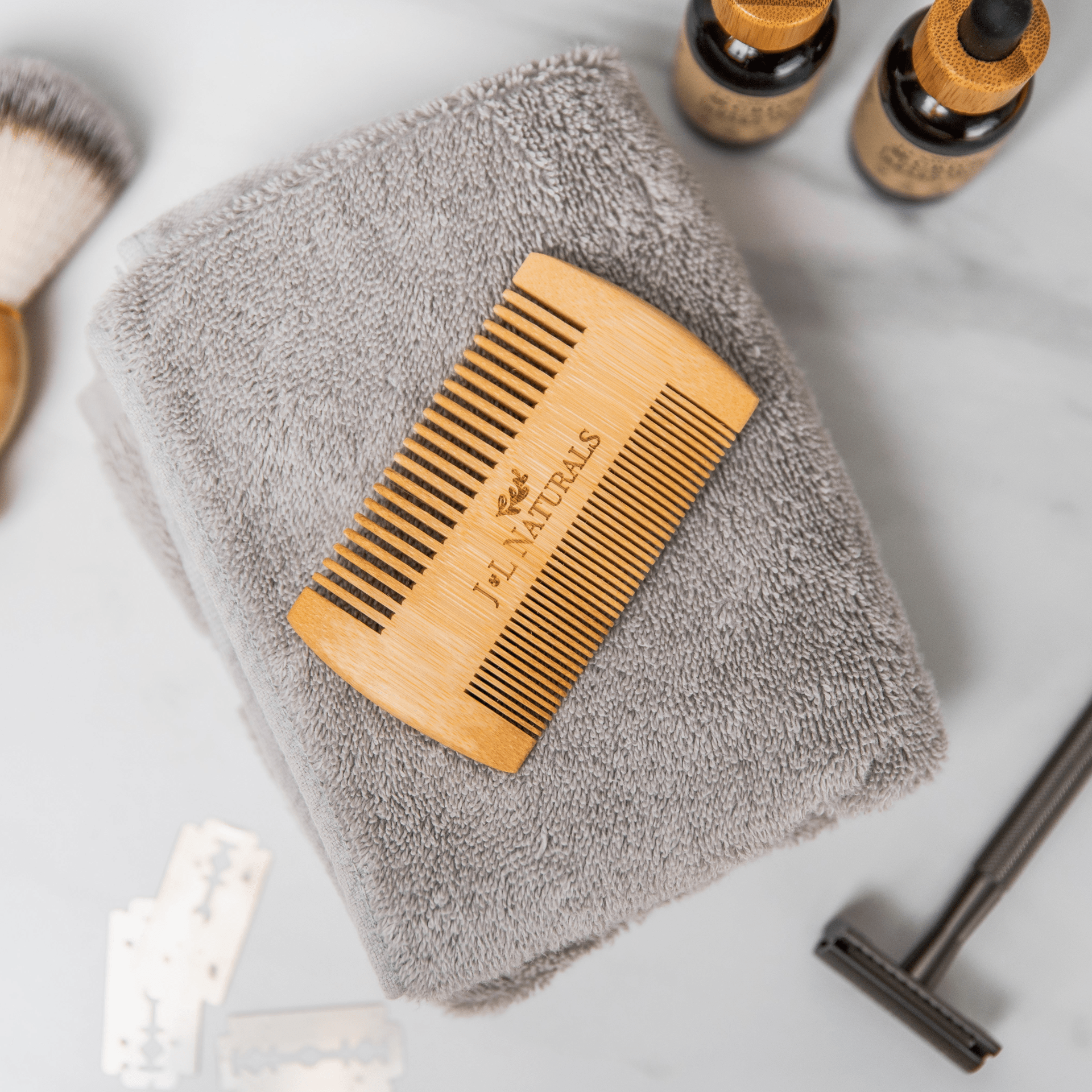 Eco - Friendly Bamboo Beard Comb for Smooth Grooming - GNS Beauty & Personal Care