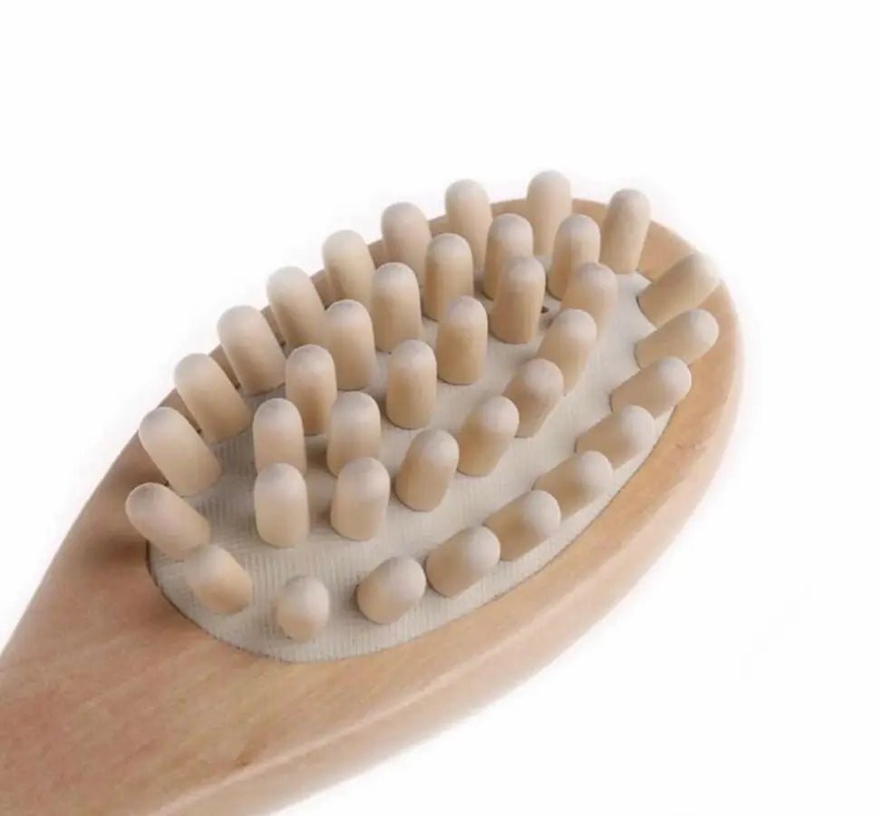 Eco - Friendly Wooden Bath & Body Massage Brush - GNS Beauty & Personal Care