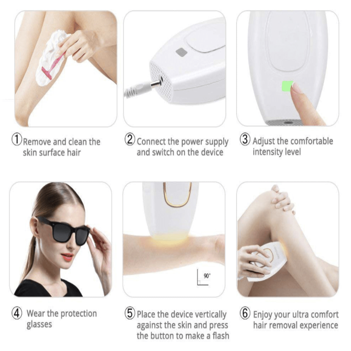 Face To Feet Laser Hair Remover – Precision & Painless Hair Removal - GNS Beauty & Personal Care