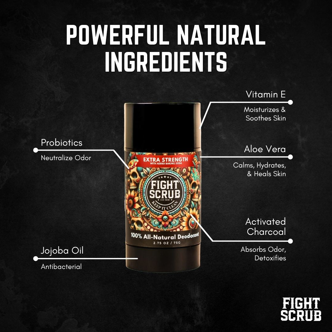 Fight Scrub Extra Strength All - Natural Deodorant - GNS Beauty & Personal Care