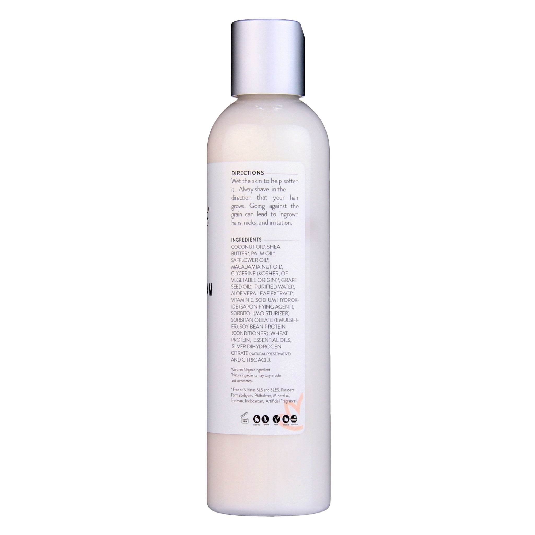 Glimmer Goddess’ Best Organic Shave Cream with Aloe, Coconut Oil, & Shea Butter - GNS Beauty & Personal Care
