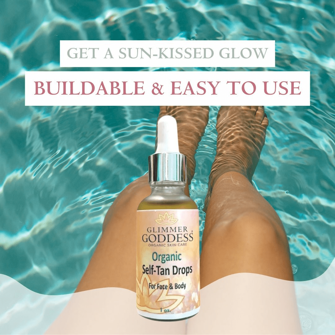 Glimmer Goddess Organic Self Tan Drops - GNS Beauty & Personal Care