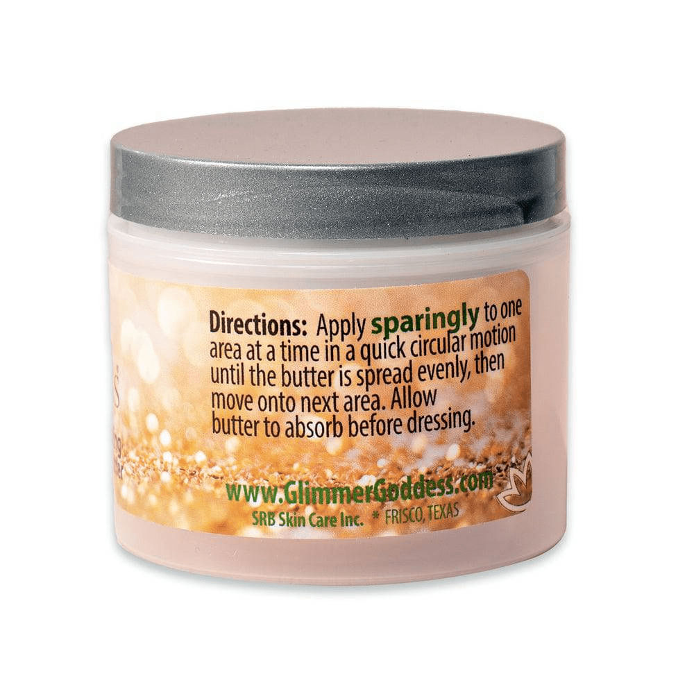 Glimmer Goddess Organic Shimmering Body Butter – Hydrating Luxury for a Radiant Glow - GNS Beauty & Personal Care