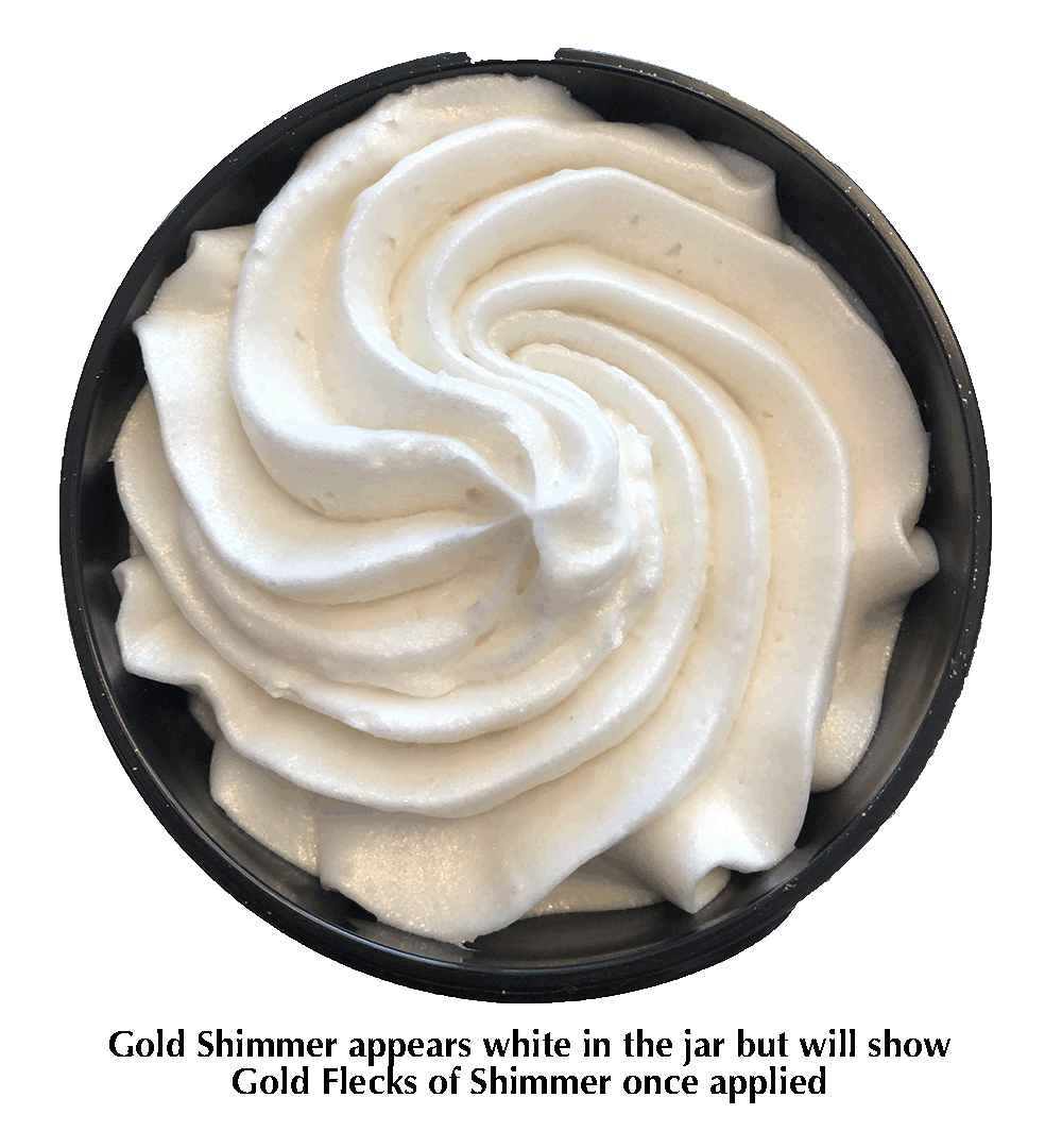 Glimmer Goddess Organic Shimmering Whipped Body Butter – Travel - Friendly Radiance - GNS Beauty & Personal Care