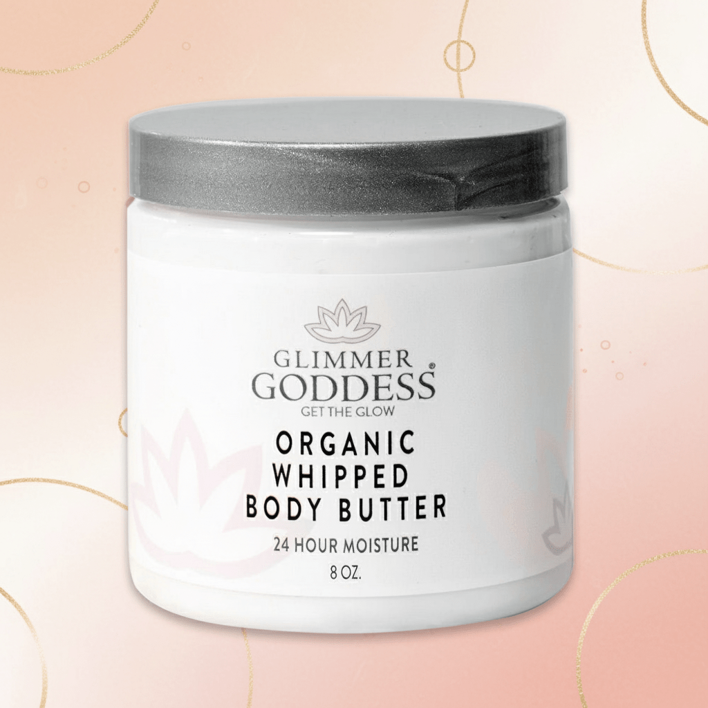 Glimmer Goddess Organic Whipped Body Butter | Non - Greasy, Deep Hydration for Soft Skin - GNS Beauty & Personal Care