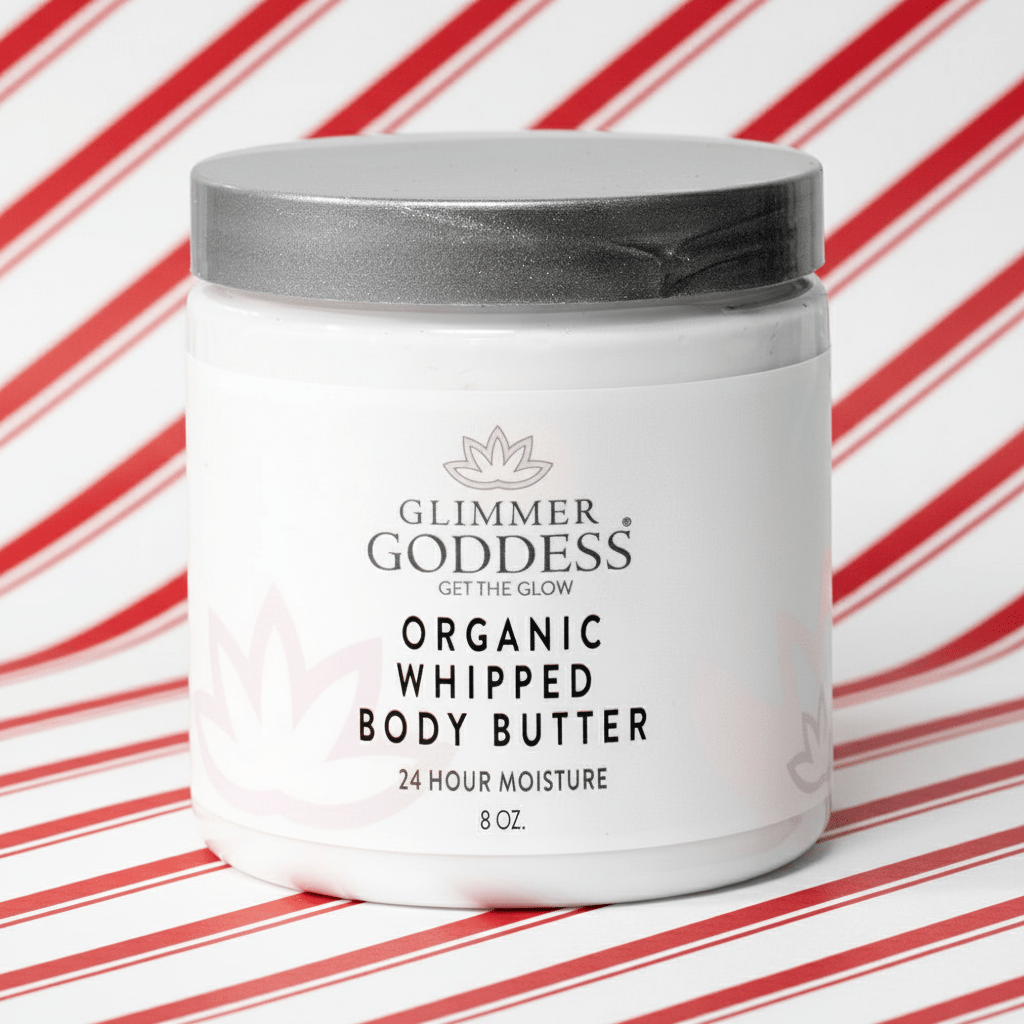 Glimmer Goddess Organic Whipped Body Butter | Non - Greasy, Deep Hydration for Soft Skin - GNS Beauty & Personal Care