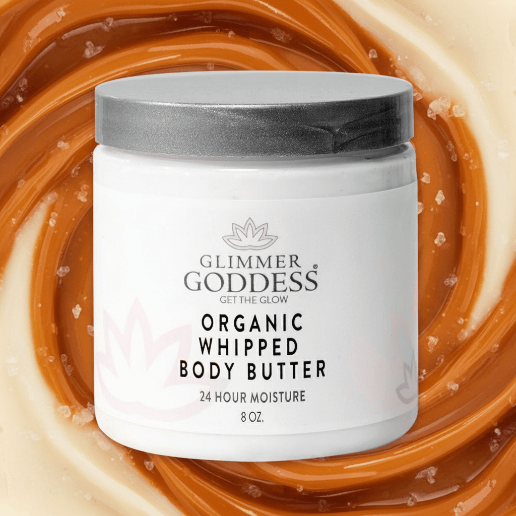 Glimmer Goddess Organic Whipped Body Butter | Non - Greasy, Deep Hydration for Soft Skin - GNS Beauty & Personal Care