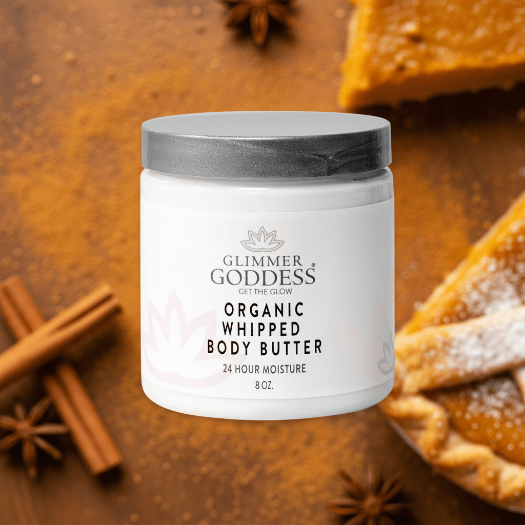 Glimmer Goddess Organic Whipped Body Butter | Non - Greasy, Deep Hydration for Soft Skin - GNS Beauty & Personal Care