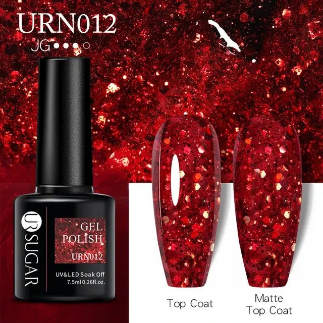 Glitter Gel Nail Polish – Sparkle & Shine with Long - Lasting Glam - GNS Beauty & Personal Care