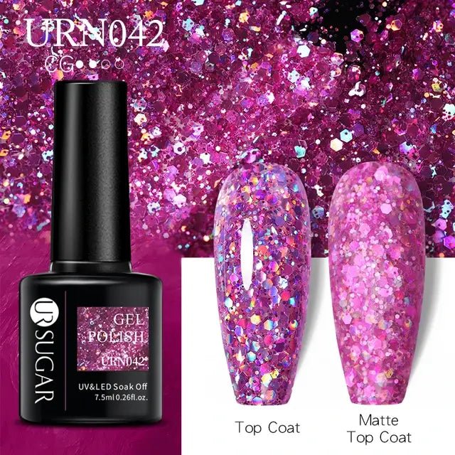 Glitter Gel Nail Polish – Sparkle & Shine with Long - Lasting Glam - GNS Beauty & Personal Care