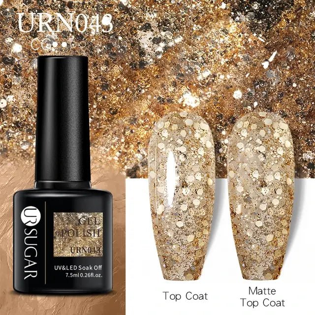 Glitter Gel Nail Polish – Sparkle & Shine with Long - Lasting Glam - GNS Beauty & Personal Care