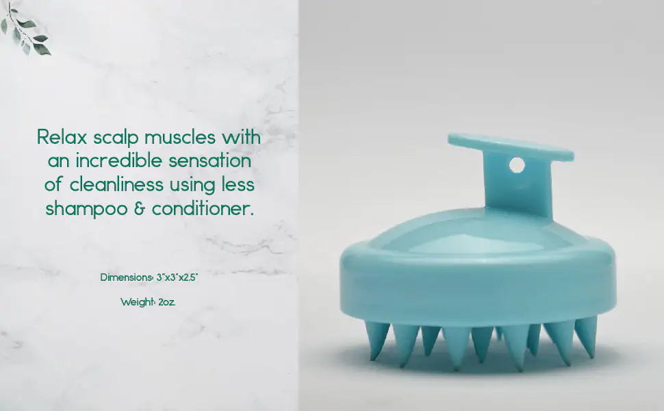 Scalp Massager for Hair Growth - Silicone Brush