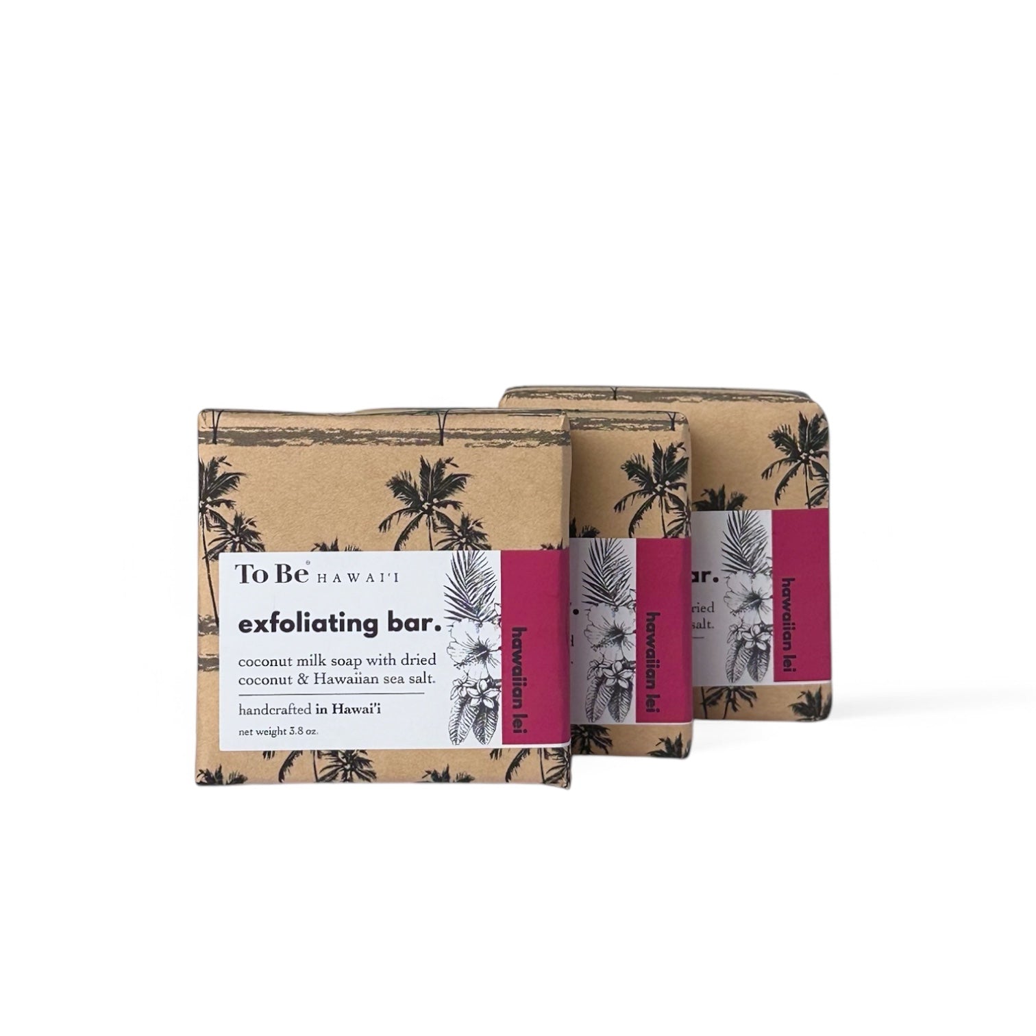 Hawaiian Lei Exfoliating Bar Soap - Coconut & Sea Salt - GNS Beauty & Personal Care