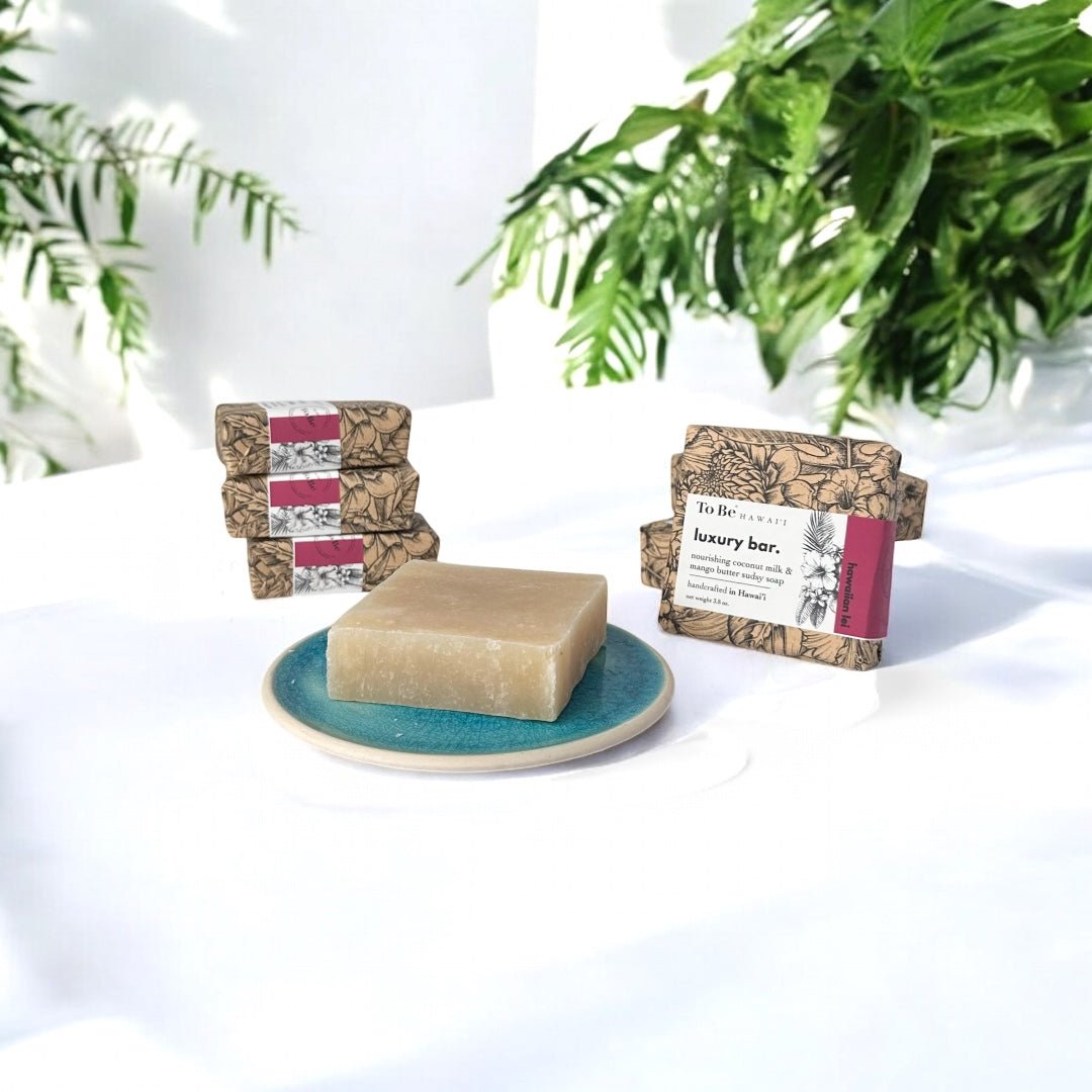 Hawaiian Lei Luxury Bar Soap - Handcrafted with Coconut Milk & Mango Butter - GNS Beauty & Personal Care