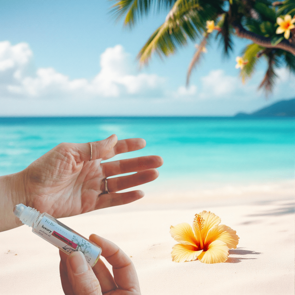 Hawaiian Lei Luxury Perfume Roller - All - Natural & Handcrafted Fragrance Oil - GNS Beauty & Personal Care