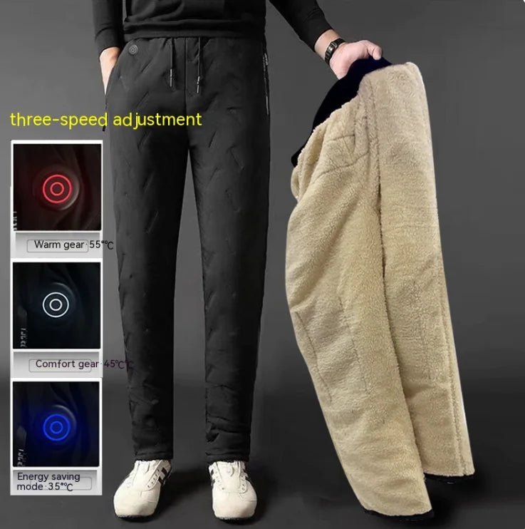 Heated Pants with Adjustable Warmth, Fleece - Lined, Rechargeable - GNS Beauty & Personal Care
