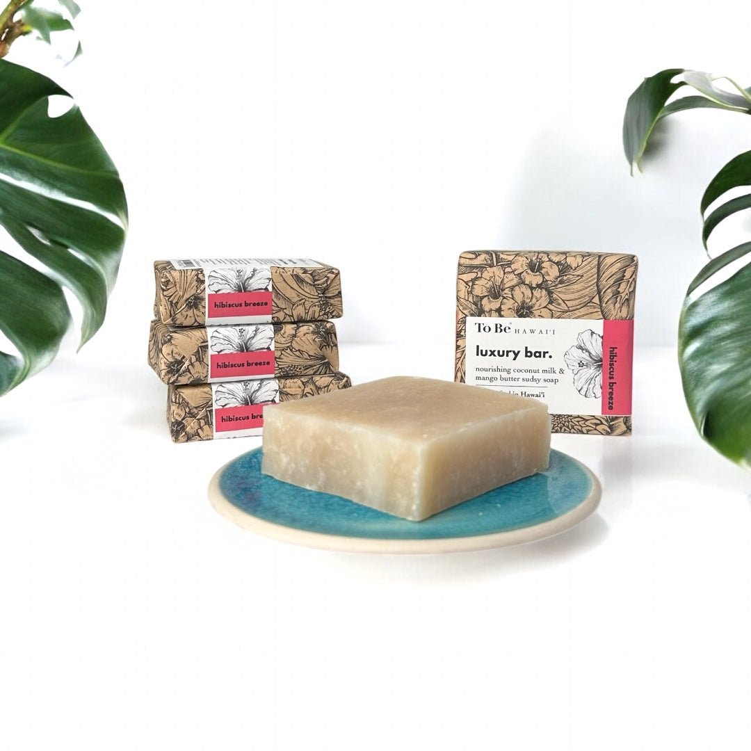 Hibiscus Breeze Luxury Bar Soap - Handcrafted with Coconut Milk & Mango Butter - GNS Beauty & Personal Care