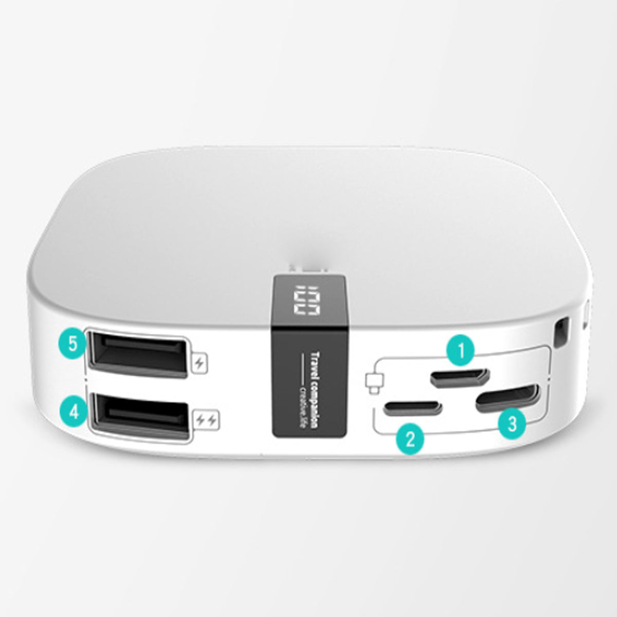 High Capacity Mini - Max Charger - 4500mAh for Phones & Tablets - GNS Beauty & Personal Care