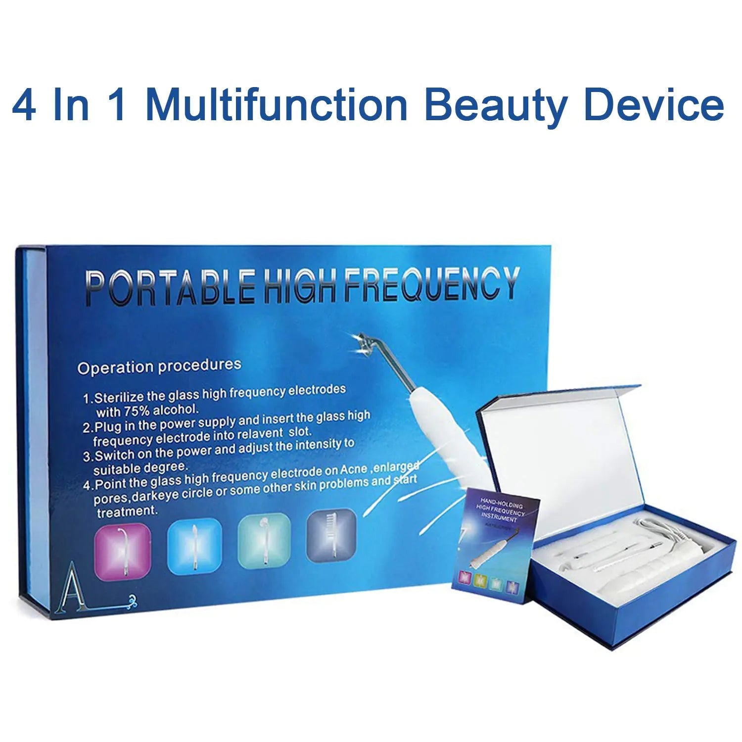 High - Frequency Facial Wand - Acne & Wrinkle Reduction - GNS Beauty & Personal Care