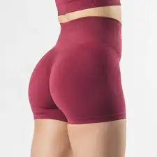 High - Waisted Scrunch Butt Workout Shorts - Sculpt & Comfort - GNS Beauty & Personal Care