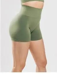 High - Waisted Scrunch Butt Workout Shorts - Sculpt & Comfort - GNS Beauty & Personal Care