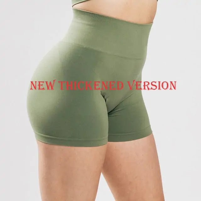 High - Waisted Scrunch Butt Workout Shorts - Sculpt & Comfort - GNS Beauty & Personal Care