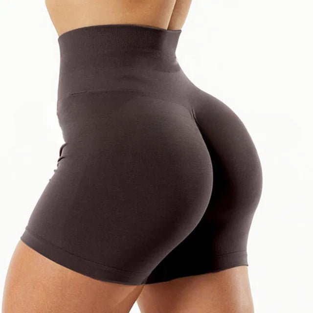 High - Waisted Scrunch Butt Workout Shorts - Sculpt & Comfort - GNS Beauty & Personal Care