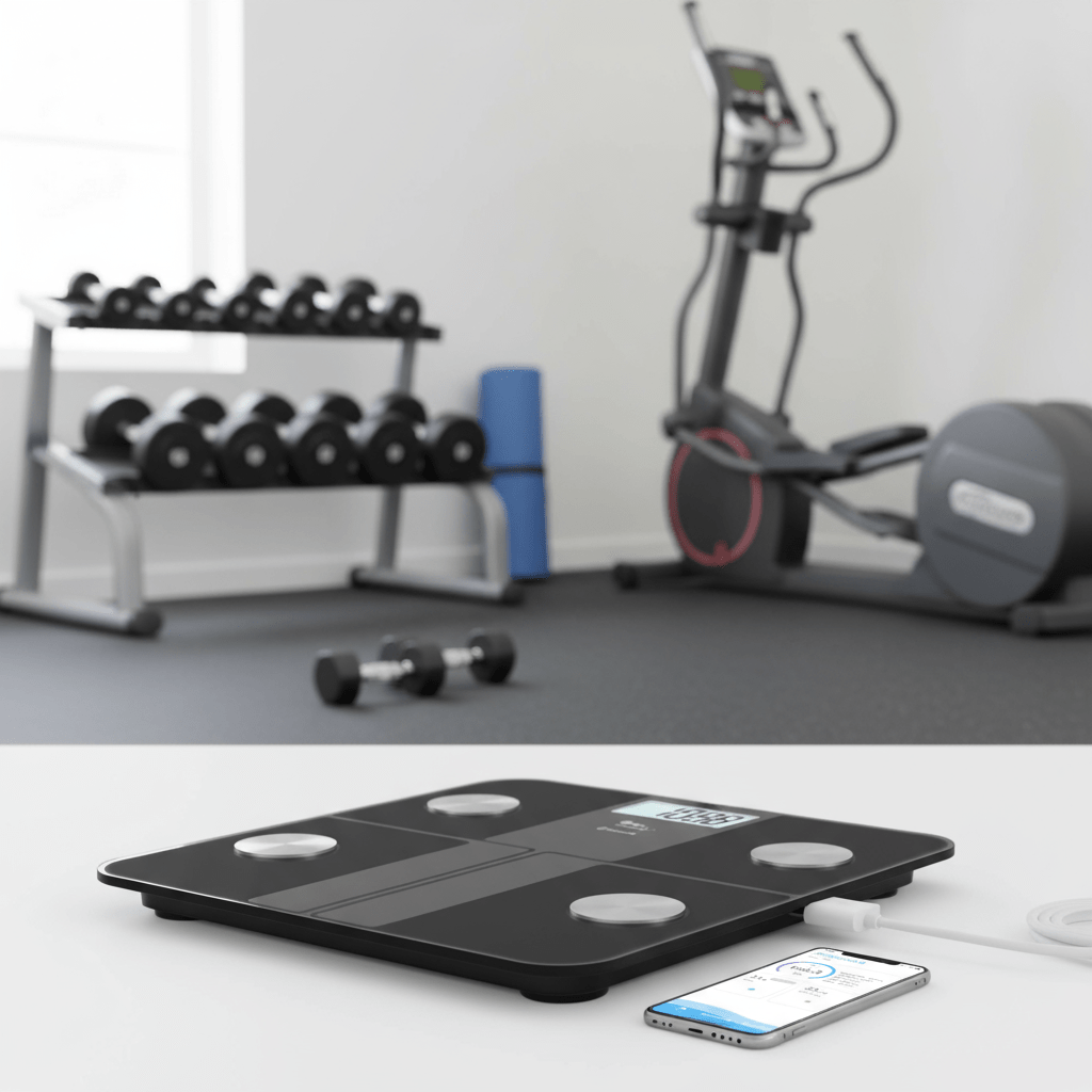 Himaly Smart Rechargeable Body Fat Scale - Bluetooth BMI & Muscle Mass Monitor - GNS Beauty & Personal Care