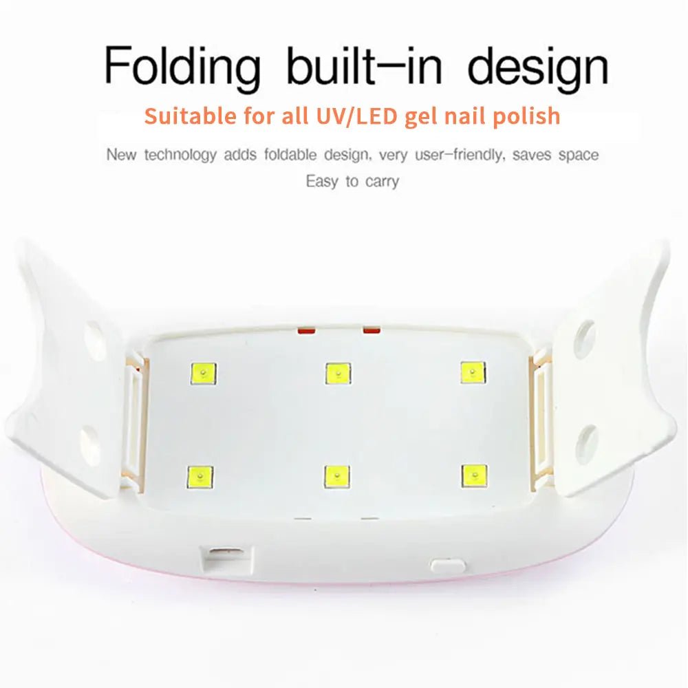 Home Salon Nail Lamp - Compact Nail Dryer - GNS Beauty & Personal Care