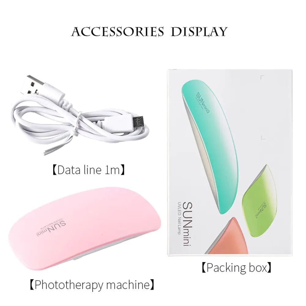 Home Salon Nail Lamp - Compact Nail Dryer - GNS Beauty & Personal Care