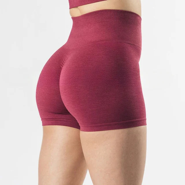 High-Waisted Scrunch Butt Workout Shorts - Sculpt & Comfort